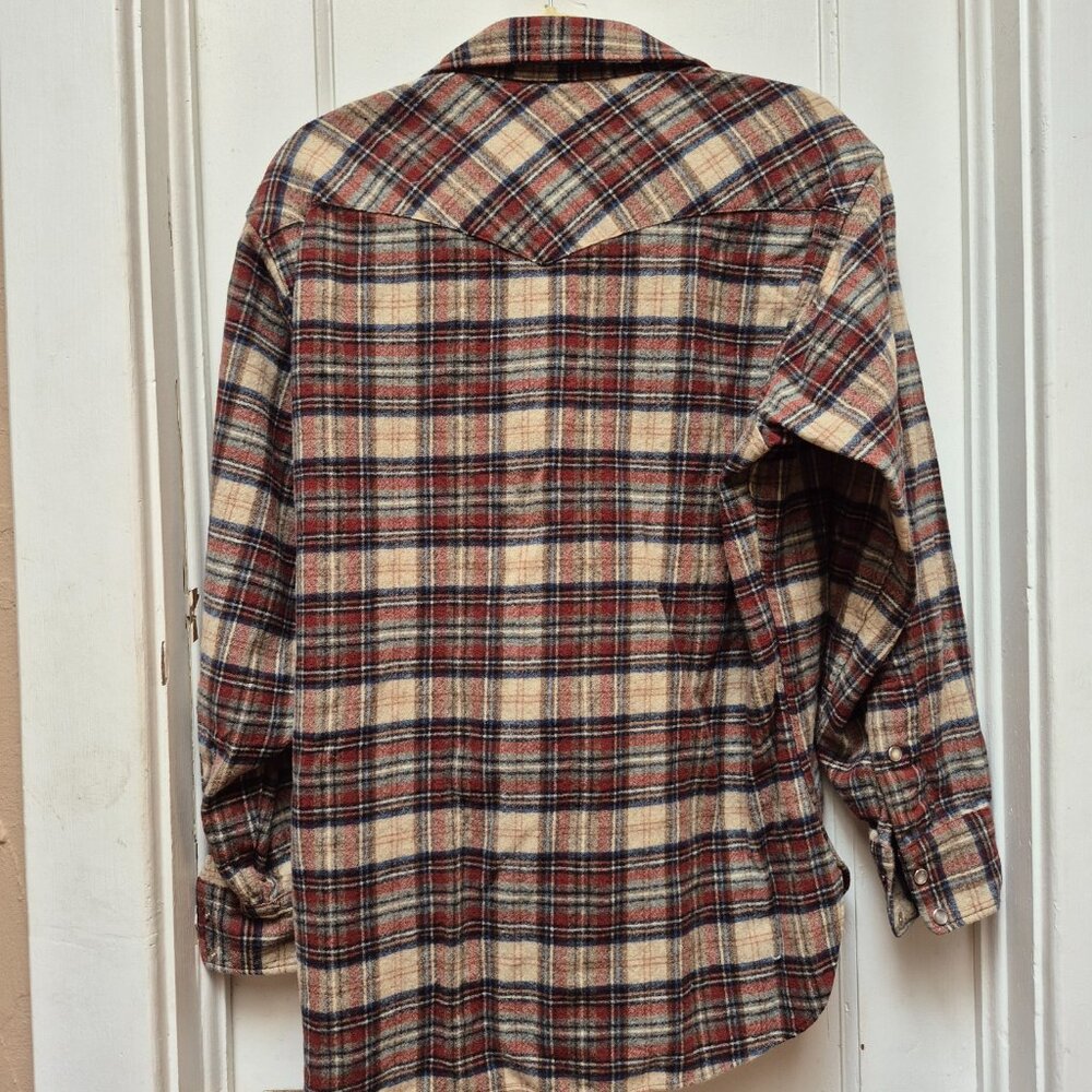 Tan Plaid Pendleton Jacket - Small - image 6